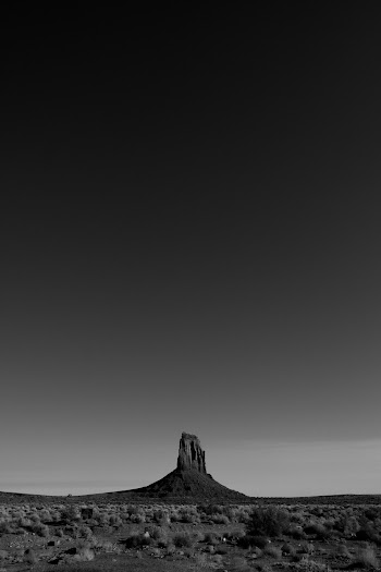 Grayscale Photo of Mountain