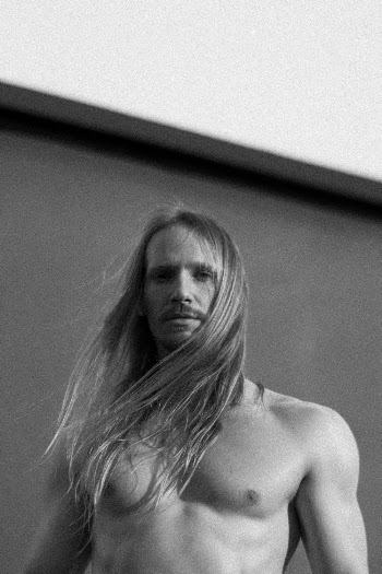 Grayscale Photo Of Naked Man