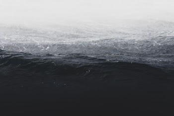 grayscale photo of ocean wave