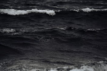 grayscale photo of ocean waves
