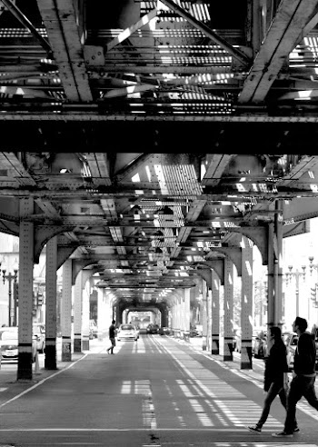 Grayscale Photo Of People Crossing Streets