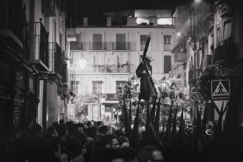 Grayscale Photo Of People Parade