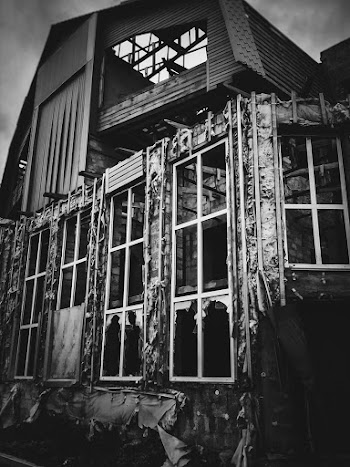 Grayscale Photo of Structure
