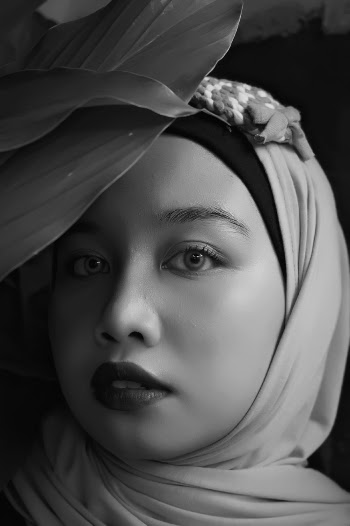 Grayscale Photo Of Woman