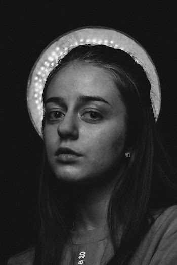 Grayscale Photo of Woman