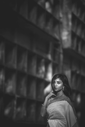 Grayscale Photo of Woman
