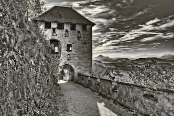 Grayscale Photography of a Building