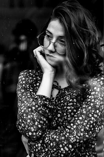 Grayscale Photography of a Woman Posing Outdoor