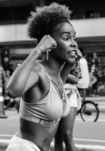 Grayscale Photography of An Athlete