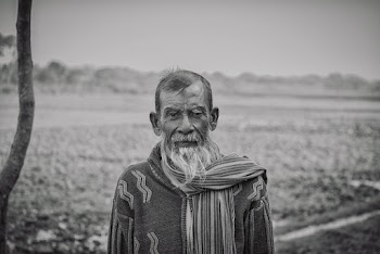 Grayscale Photography of an elderly Man
