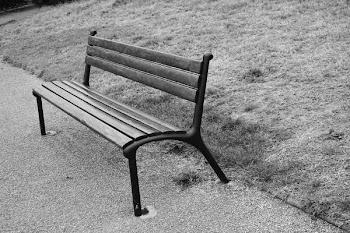 Grayscale Photography of Bench