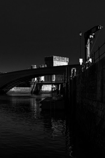 Grayscale Photography Of Bridge