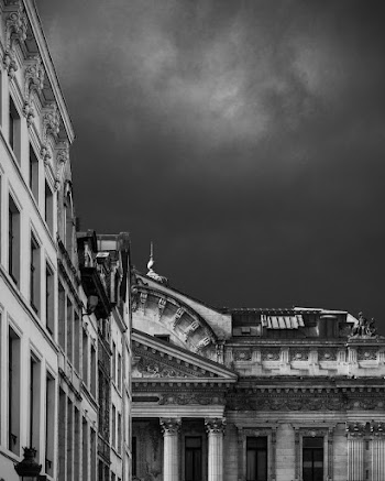 Grayscale Photography of Building