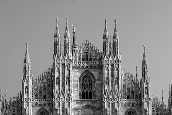 Grayscale Photography of Cathedral