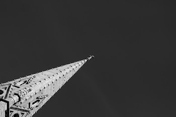 Grayscale Photography of Concrete Tower