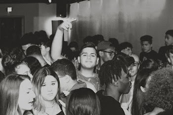 Grayscale Photography of Crowd