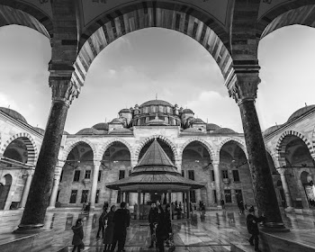 Grayscale Photography of Dome Building