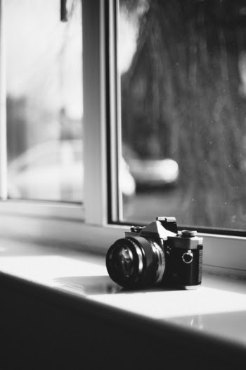 Grayscale Photography of Dslr Camera