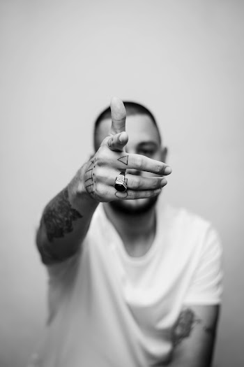 Grayscale Photography Of Man