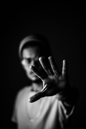 Grayscale Photography of Man Reaching