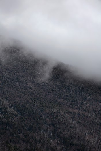 Grayscale Photography of Mountain Under Clouds