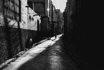 Grayscale Photography of Pathway