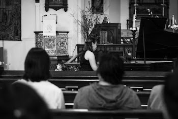 Grayscale Photography of People Sitting on Church Pew