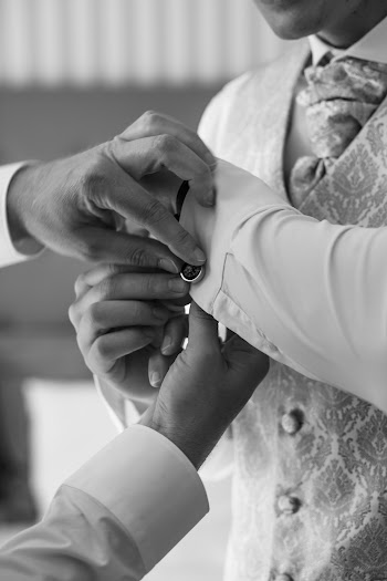 Grayscale Photography Of Person Helping Man in Dressing