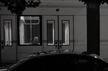 Grayscale Photography Of Person In A Train