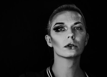 Grayscale Photography of Person With Half-face Makeup