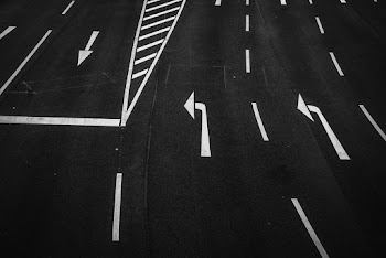 Grayscale Photography of Road