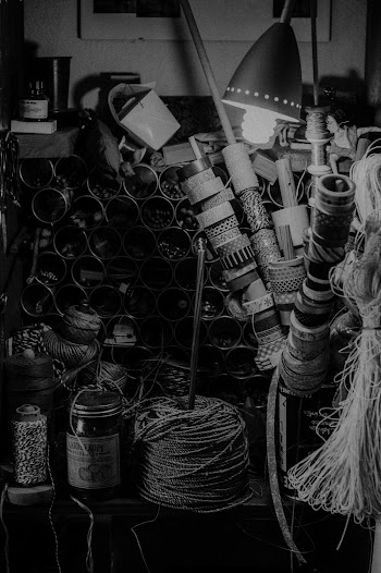 Grayscale Photography of Ropes