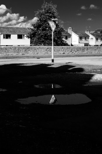 Grayscale Photography of Signage