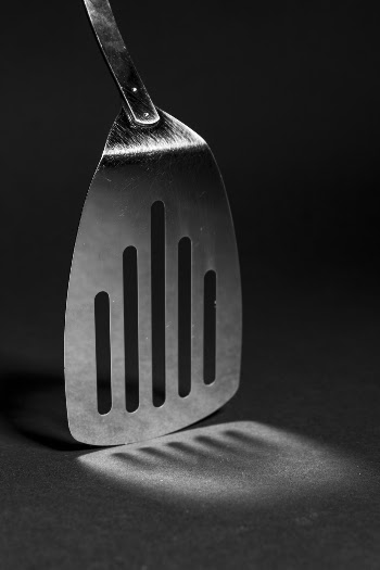 Grayscale Photography of Spatula