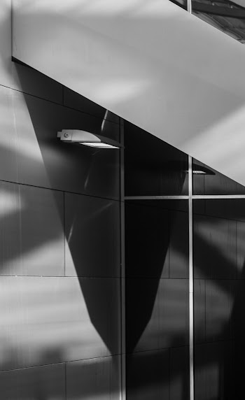 Grayscale Photography of Turned-on Light