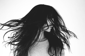 grayscale photography of woman
