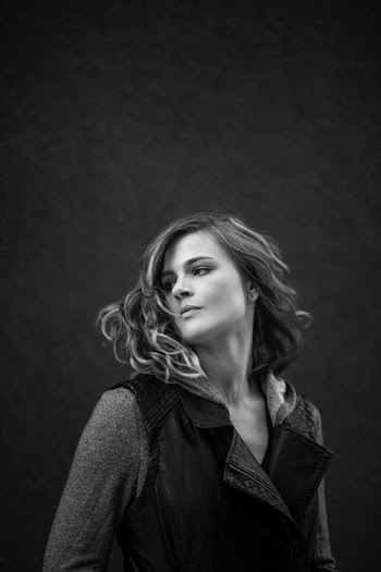grayscale photography of woman
