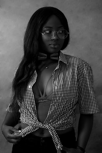 Grayscale Photography of Woman  Glancing On Her Left Side
