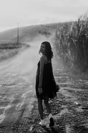 Grayscale Photography of Woman in Spaghetti Strap Dress