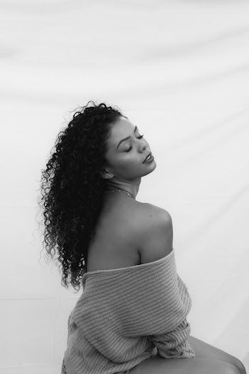 Grayscale Photography Of Woman Posing Wearing Off Shoulder Top