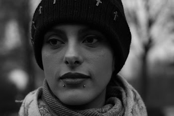 Grayscale Photography of Woman With Piercings