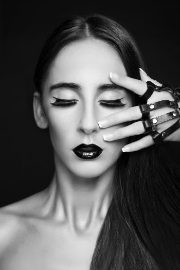 Grayscale Portrait Photo