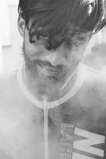 Grayscale Portrait Photo of Man