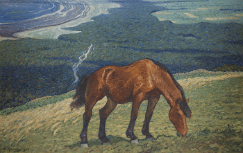 Grazing Horse (1908) painting in high | Free Photo - rawpixel