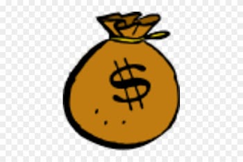 Great Depression Begins With Stock Market Crash - Cartoon Money Bag
