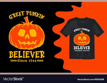great pumkin believer t shirt design