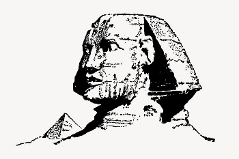 Great Sphinx drawing, vintage illustration | Free Vector - rawpixel