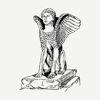 Great sphinx drawing, vintage mythical | Free PSD - rawpixel