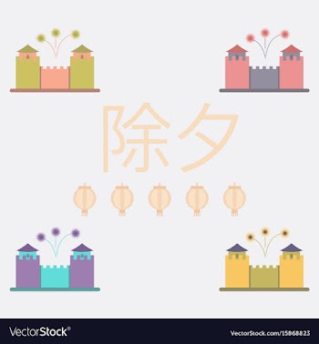 Great wall monument collection vector image