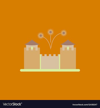 Great wall monument of Chinese vector image